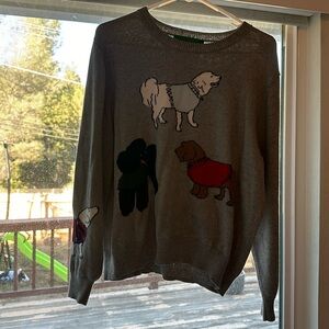 Clare V dog sweater size xl